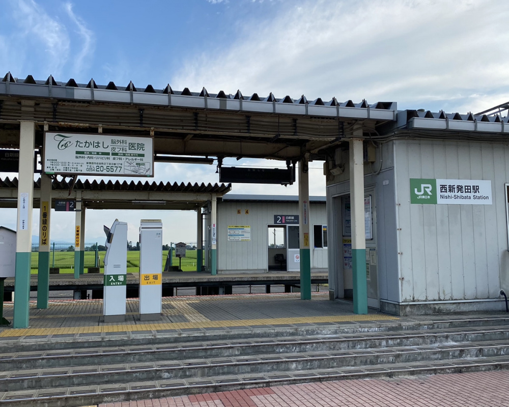 西新発田駅の写真